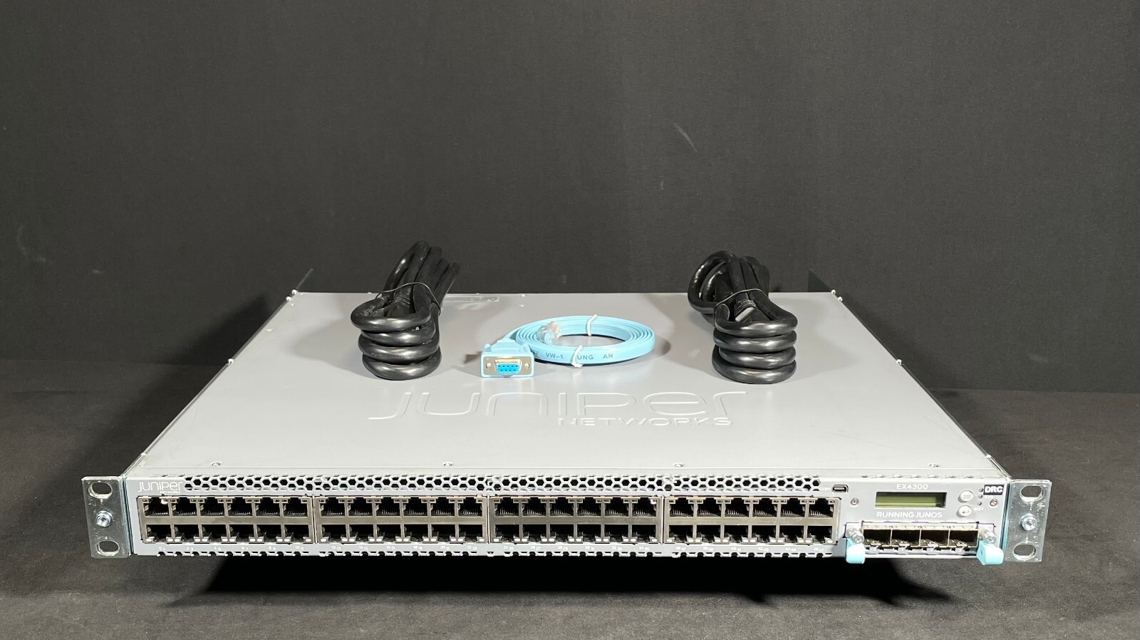 Juniper EX4300-48T-AFI 48x 1GB RJ-45 4x 40GB QSFP+ Switch w/ Rails- Fast Ship