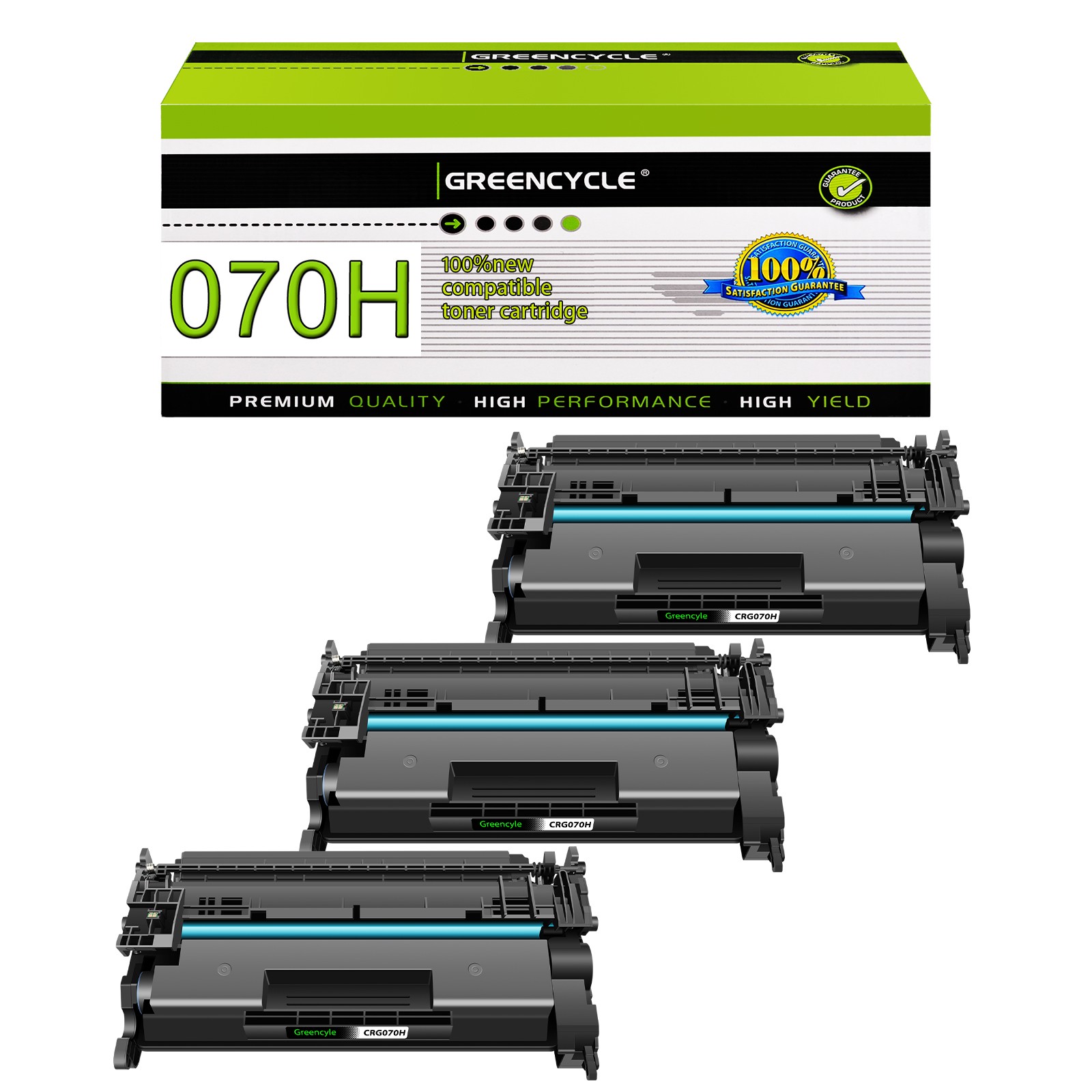 3PK Black Toner Cartridge CRG070H for Canon MF465dw LBP240dw LBP241dw LBP243dw