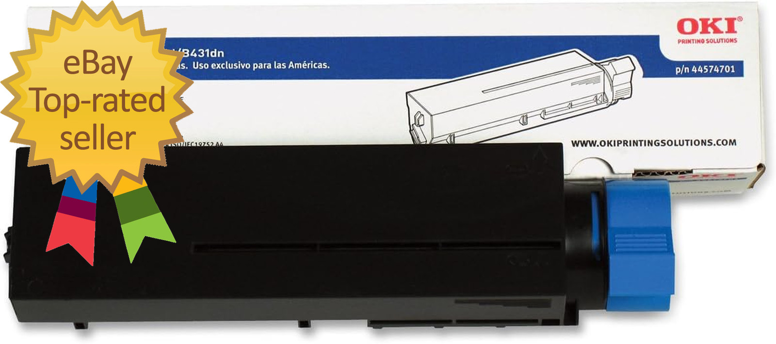 data 44574701 Toner Cartridge for B411/B431 Series Printers, 4000 Page Yield, Bl