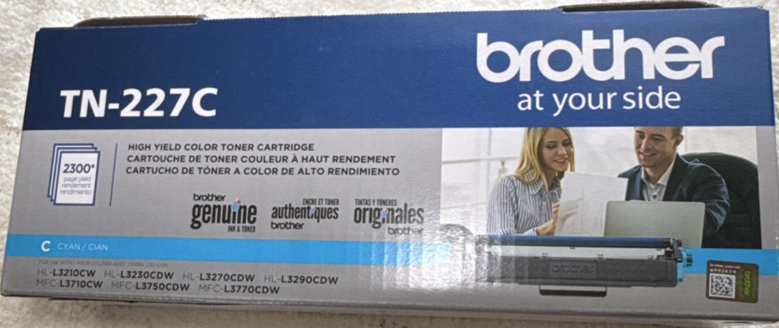 Brother TN-227C High Yield Cyan Laser Toner Cartridge for HL-L3270CDW