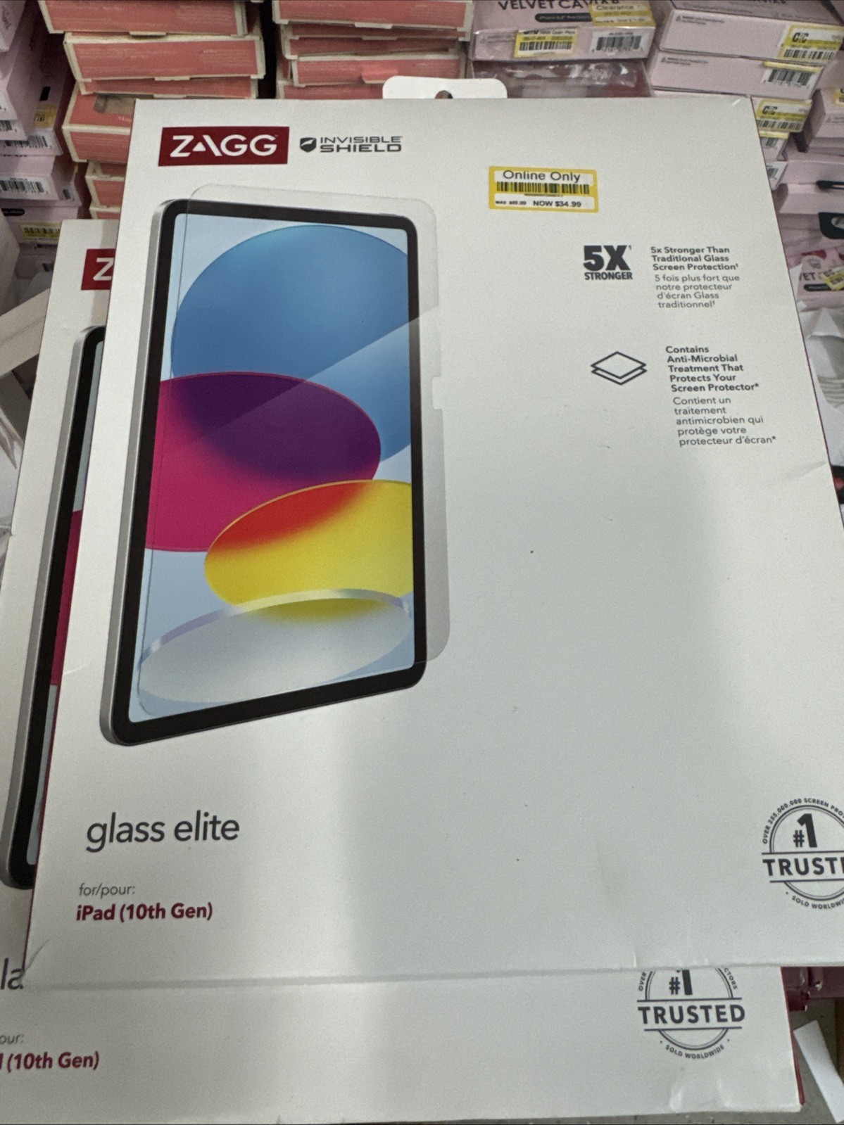Zagg InvisibleShield Glass Elite Screen Protector for Apple iPad 10th Gen 