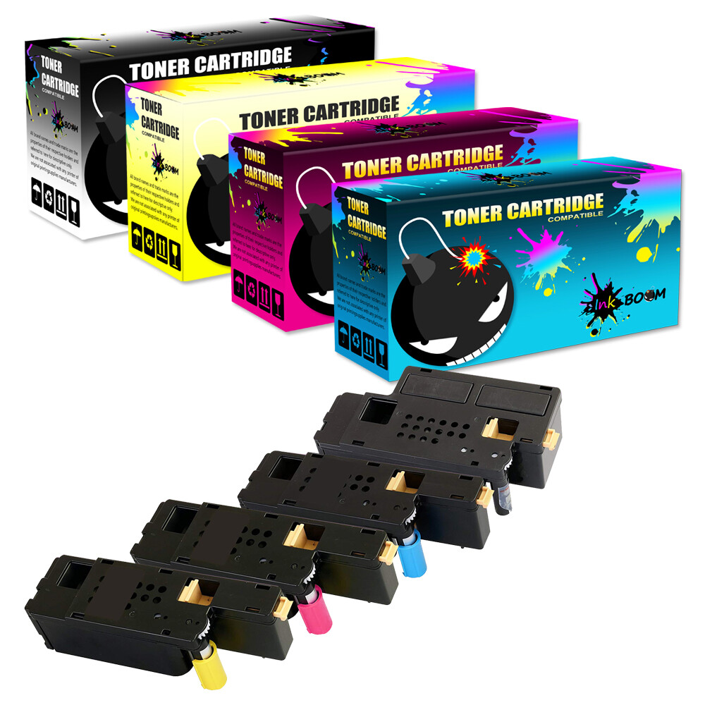 4 Toner Cartridge for Dell 1660 Laser C1660dn C1660dnw C1660 C1660W C1660cnw