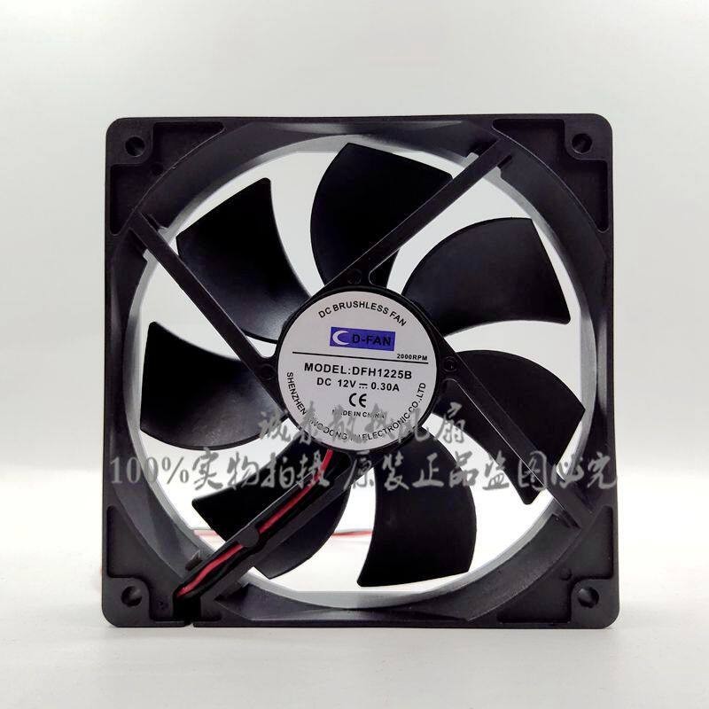 1PCS D-FAN DFH1225B 9025 DC12V 0.30A Ultra-Quiet Fan