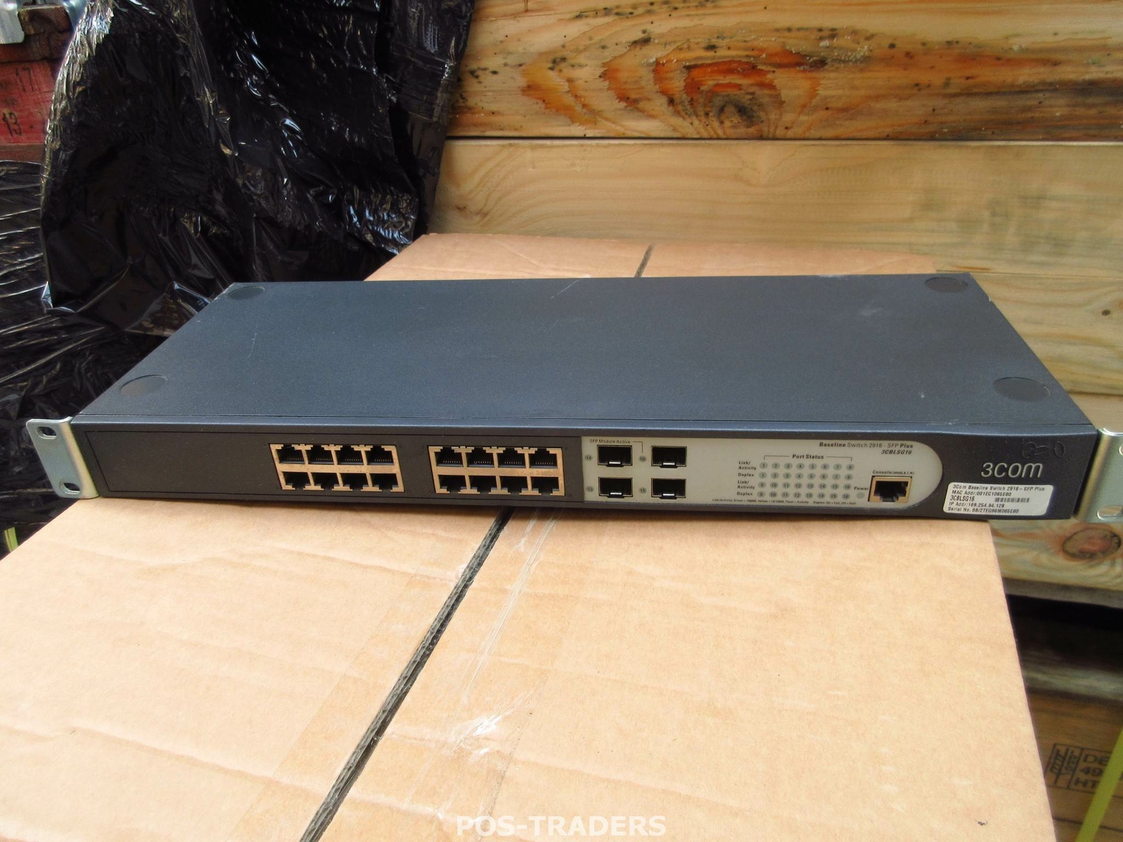 3Com 3CBLSG16 Baseline 2916 SFP Plus Switch 16-Port Gigabit 4x Gigabit SFP Ports