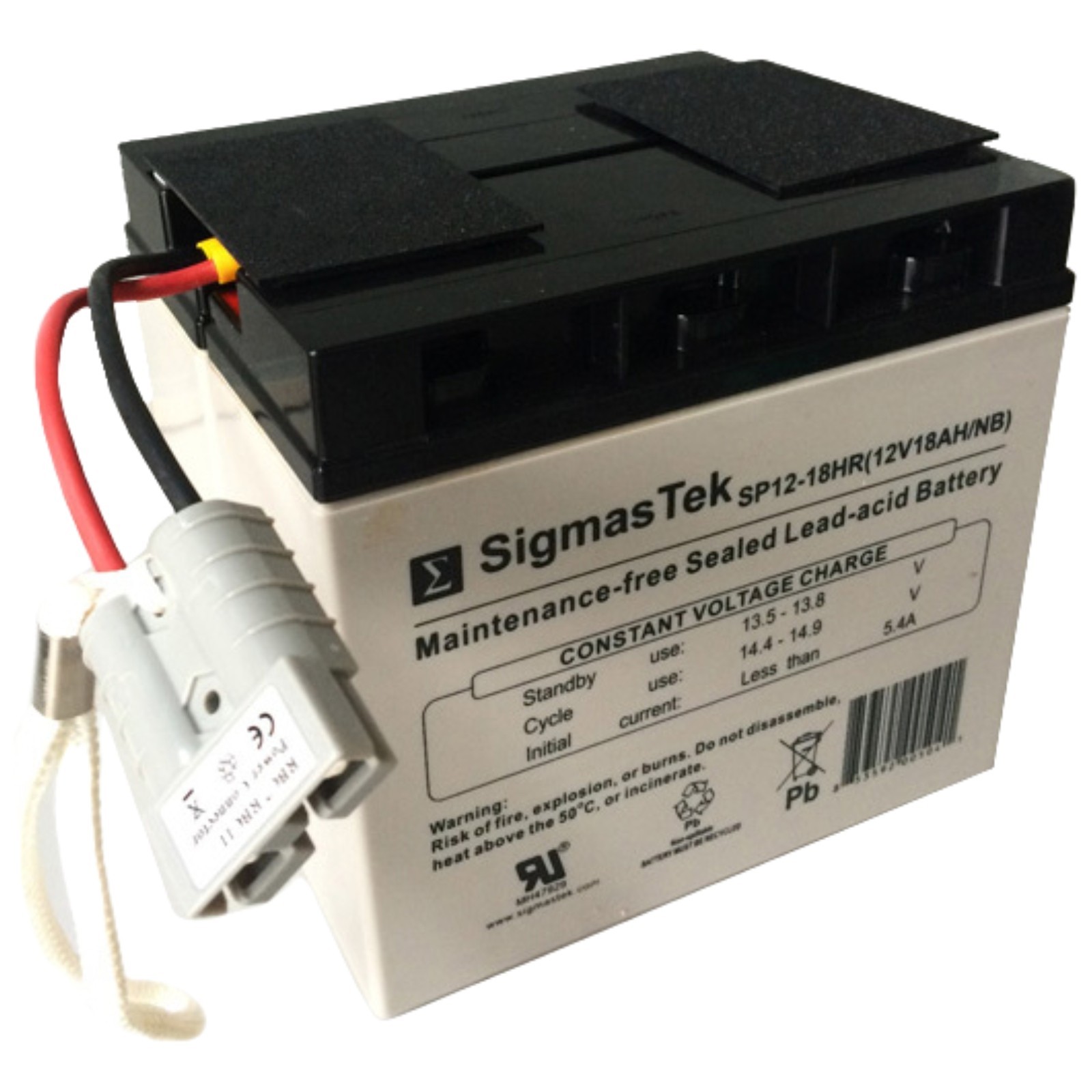 APC SMART-UPS SMT SMT1500 w/ 2 x 12V 18Ah NB Rechargeable SigmasTek Batteries