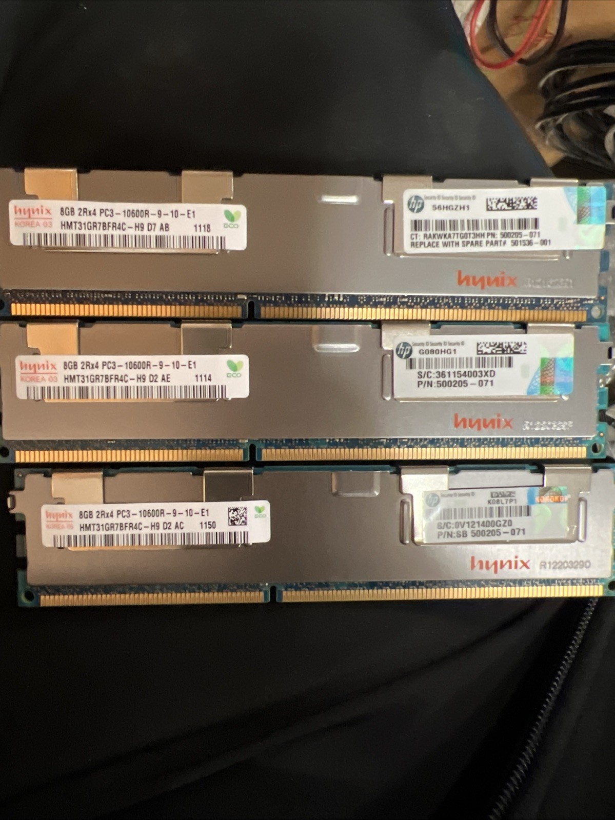 SK Hynix HMT31GR7BFR4C-H9 8GB 2RX4 PC3-10600R DDR3 ECC RDIMM RAM Module