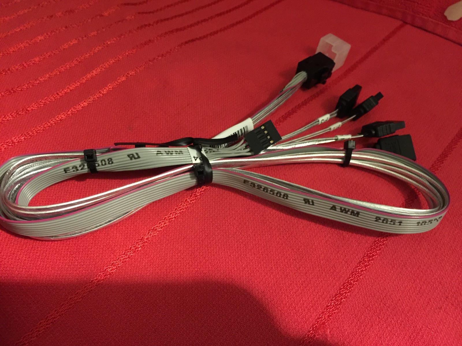 Supermicro Mini-SAS/SATA Data Transfer Cable ,CBL-SAST-0591,SILVER,FAST SHIPPING