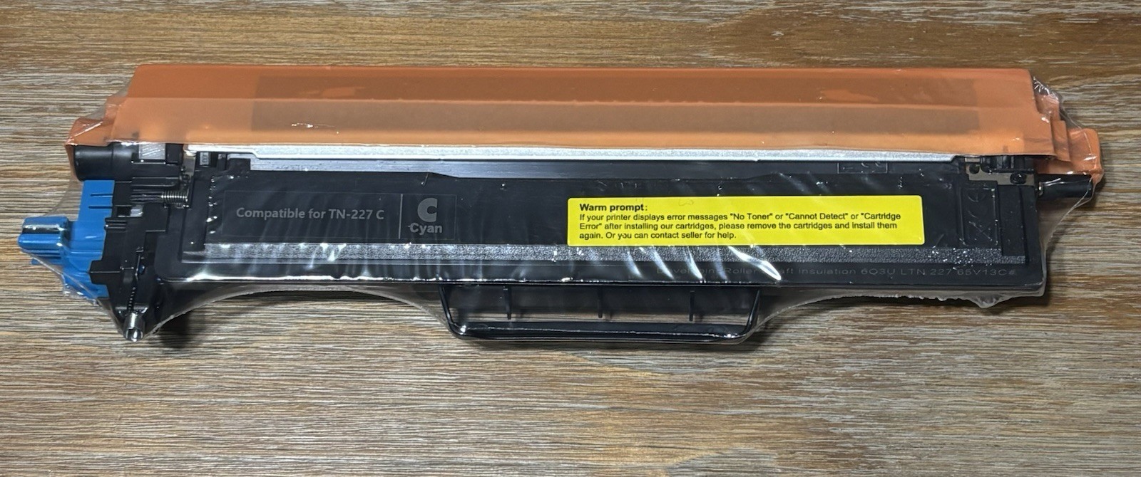 Brother TN227C High Yield Cyan Toner Cartridge Genuine NO RETAIL BOX