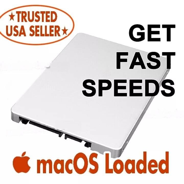 Pre Loaded OS X Yosemite 1 TB 2.5" SATA SSD HD for Apple Macbook Pro & Mac Mini