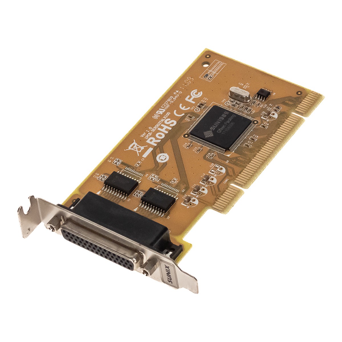 SUNIX 1PCB-SER5037ALX100 ADAPTER RS-232 2-PORT PCI LP