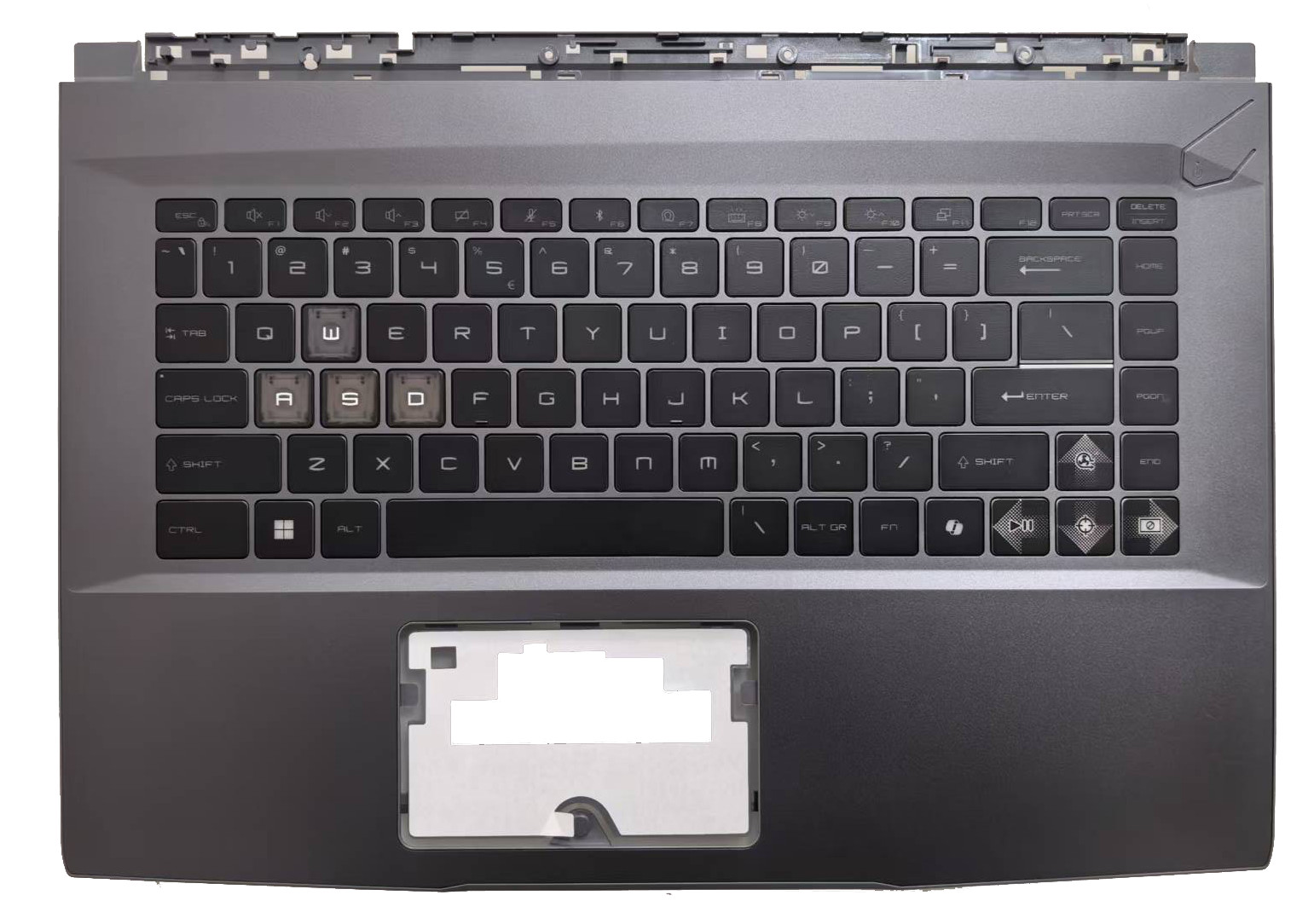 For Msi Thin A15 MS-16R8 MS-16RK Upper Case Palmrest Cover Blue Backlit keyboard