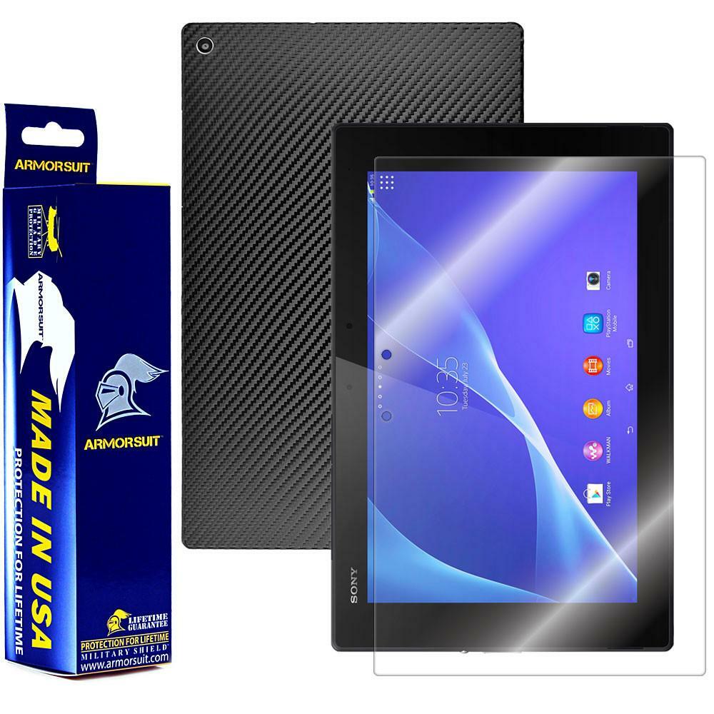 ArmorSuit MilitaryShield Sony Xperia Z2 Tablet Screen Protector + Black Carbon