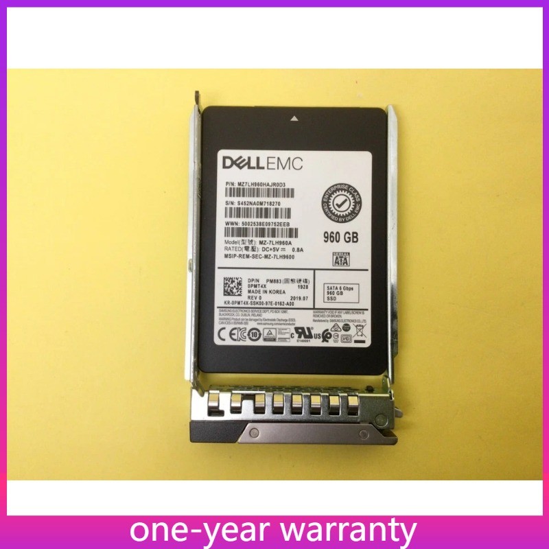  PMT4X 0PMT4X DELL EMC 960GB SATA 6Gb/s Read Intensive 2.5'' SSD 14/15/16G KIT
