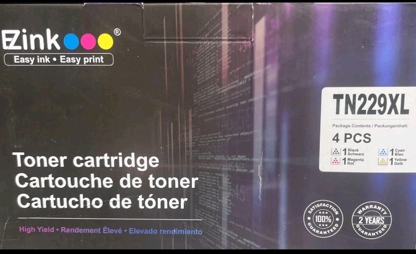 Ezink TN229XL Ink  4pk