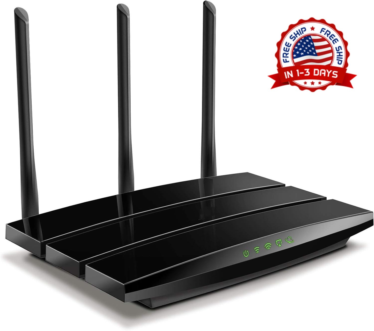 Rauter Router Enrutador Señal WIFI Internet Inalambrico Con Antenas Calidad NEW