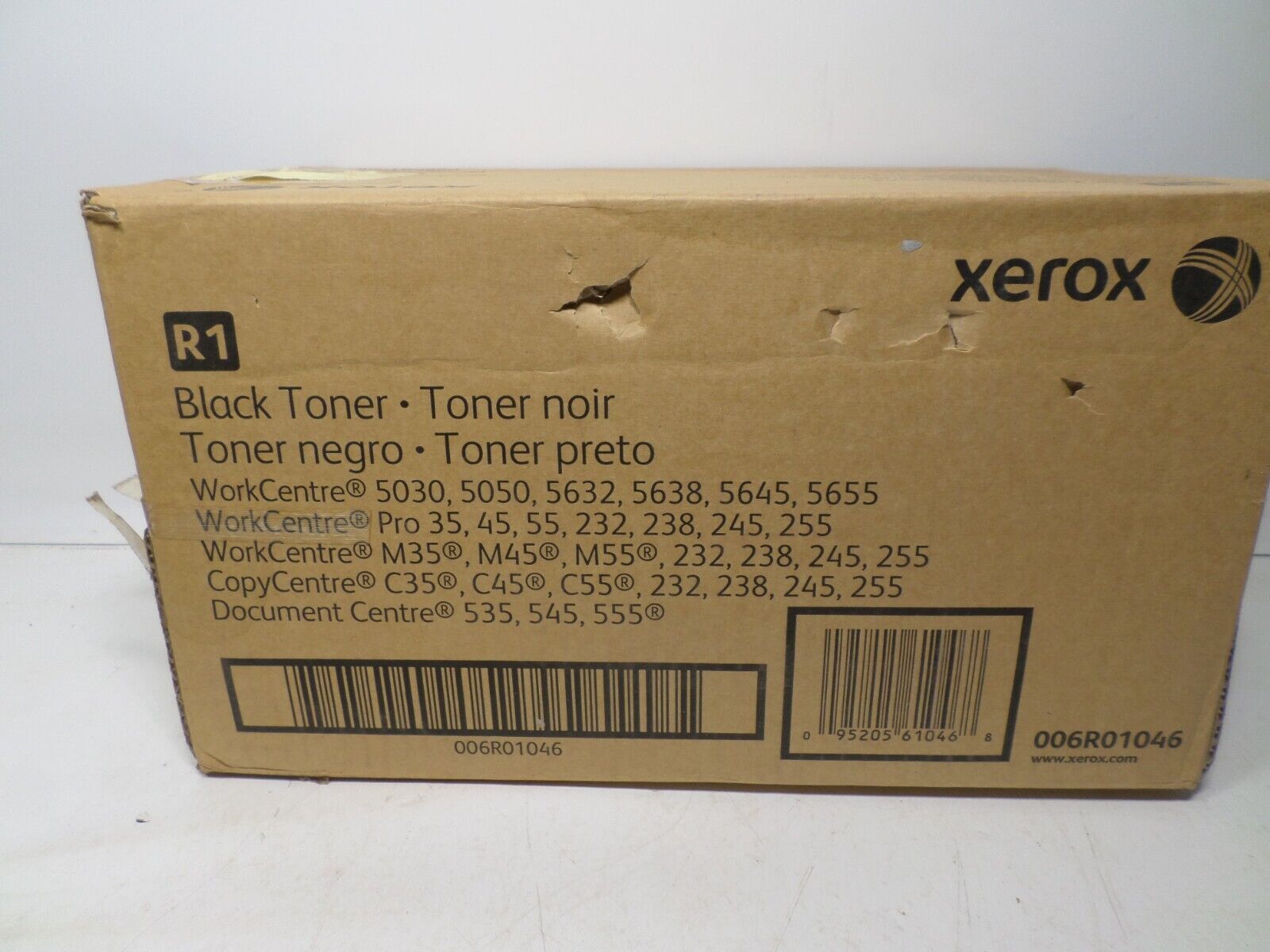 GENUINE Xerox R1 Black Toner 2 Cartridge 1 WASTE TONER  006R01046