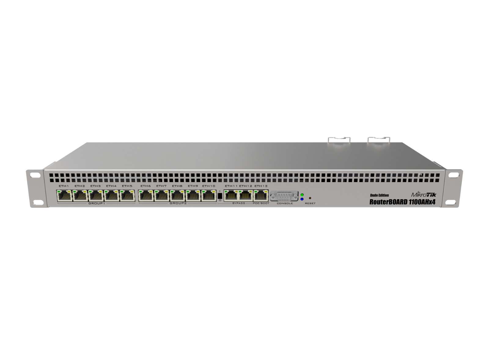 MikroTik RB1100Dx4 RouterBOARD 1100AHx4 Dude Edition with13 Gigabit Ethernet