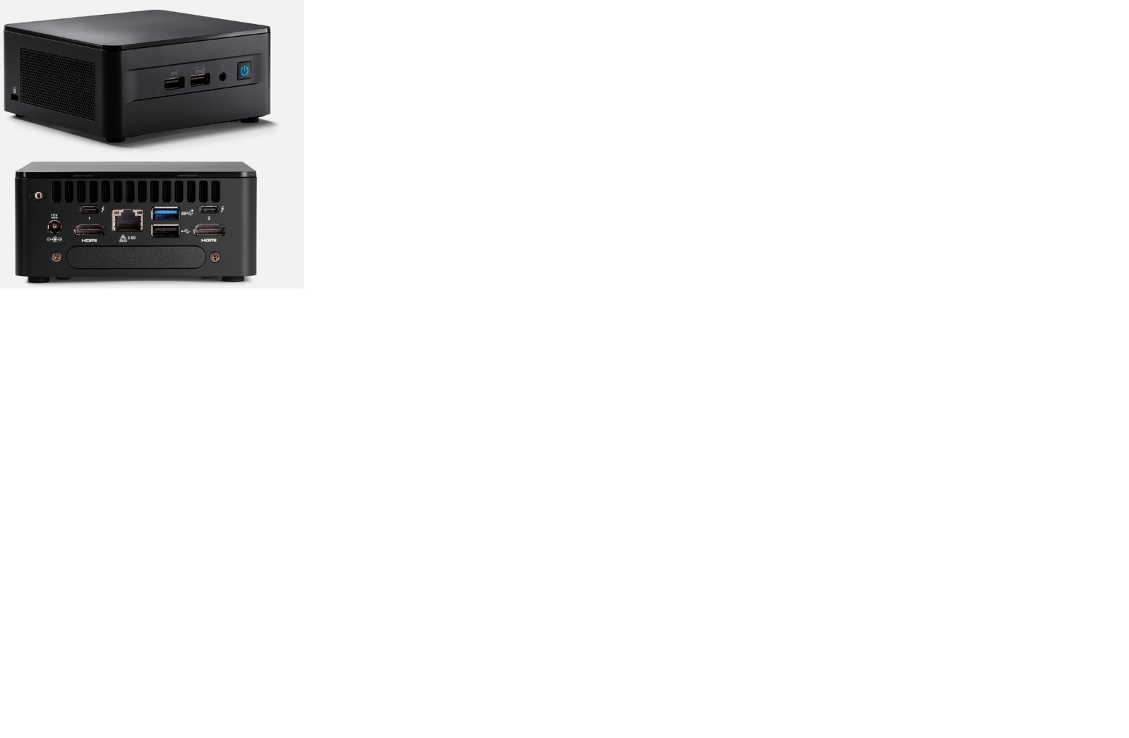 Asus NUC12WSK Mini i5-1240P 1.7GHz 32GB 1TB M.2 w/AC Win 11 Pro: Good