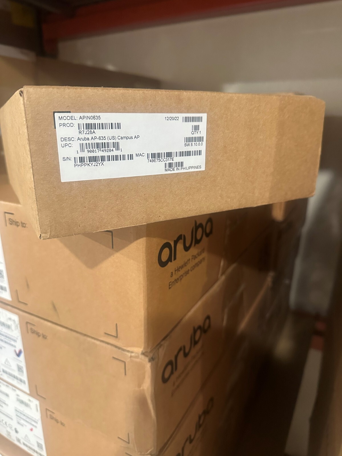 R7J28A HPE Aruba Ap-635 (Us) Campus Ap - BRAND NEW SEALED