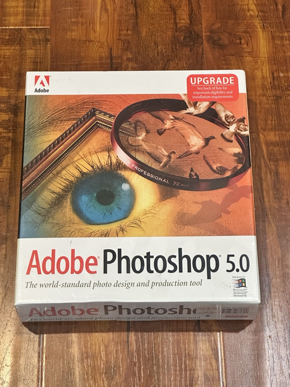 Vintage 1998 Adobe Photoshop 5.0 Upgrade for Windows PC - New & Sealed
