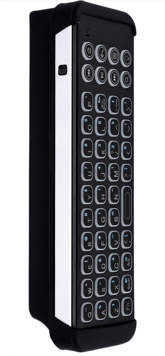 iPazzPort Mini Bluetooth Wireless Keyboard Remote with Backlit for Smart TVs