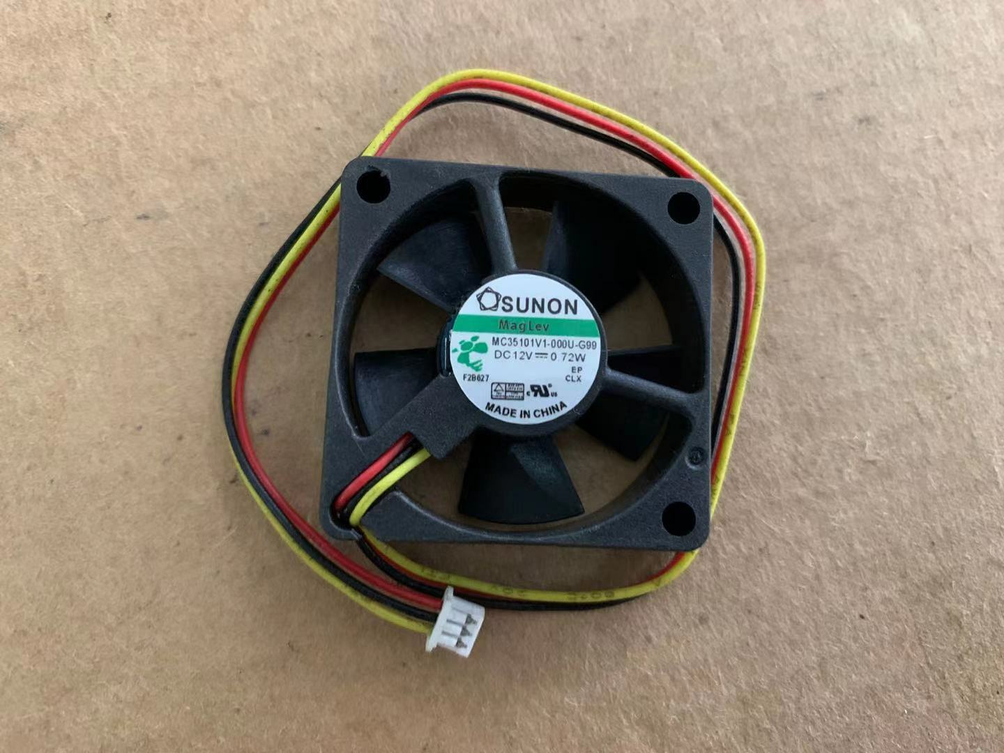 1PCS SUNON MC35101V1-000U-G99 DC 12V 0.72W 3.5CM 3-wire silent cooling fan