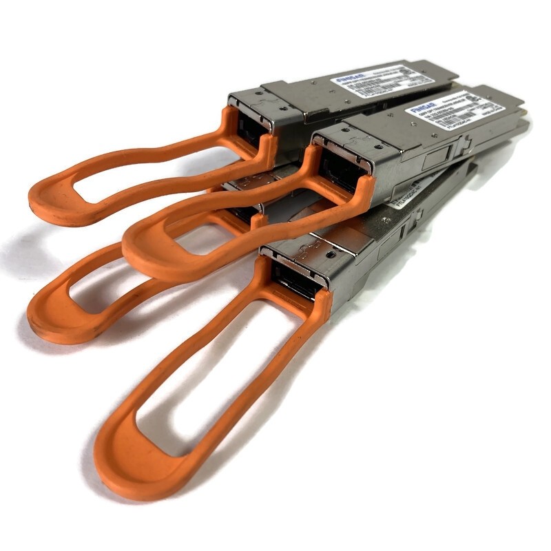 Lot of 4 Finisar FTL410QD4C-N1 40GBASE SR QSFP+ 332-00389+A0 Transceiver Module