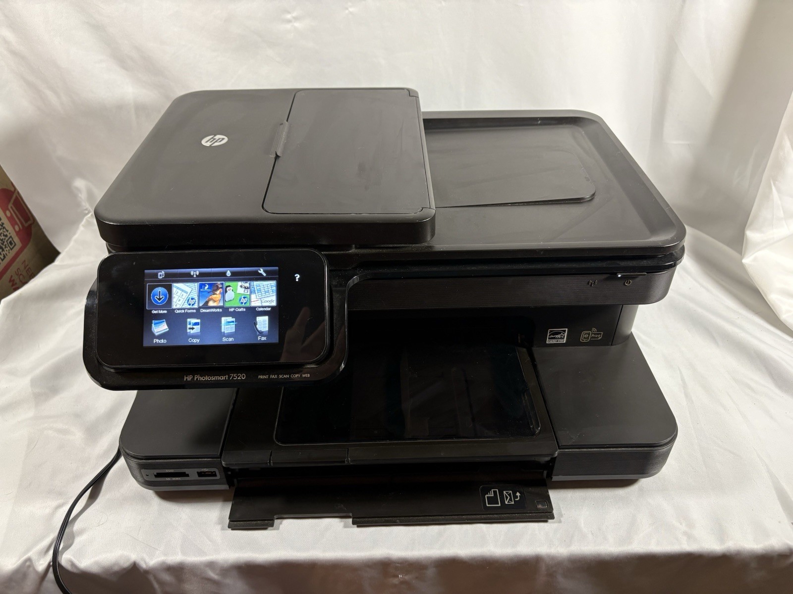 HP Photosmart 7520 All-In-One Photo Inkjet Printer / Scanner /Fax Tested