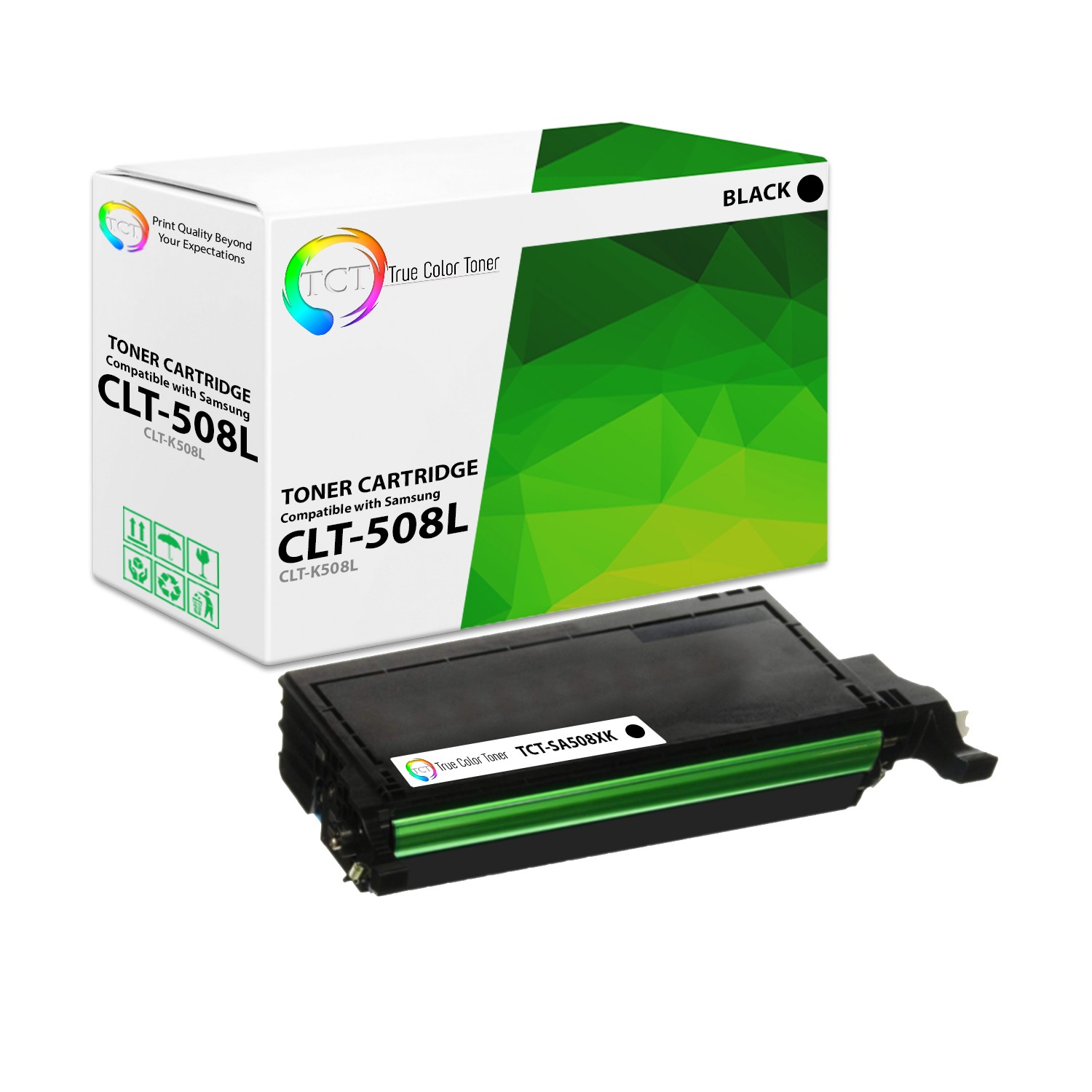 TCT CLT-K508L Black Toner Cartridge For Samsung CLP620 CLP670 CLX6220 CLX6250