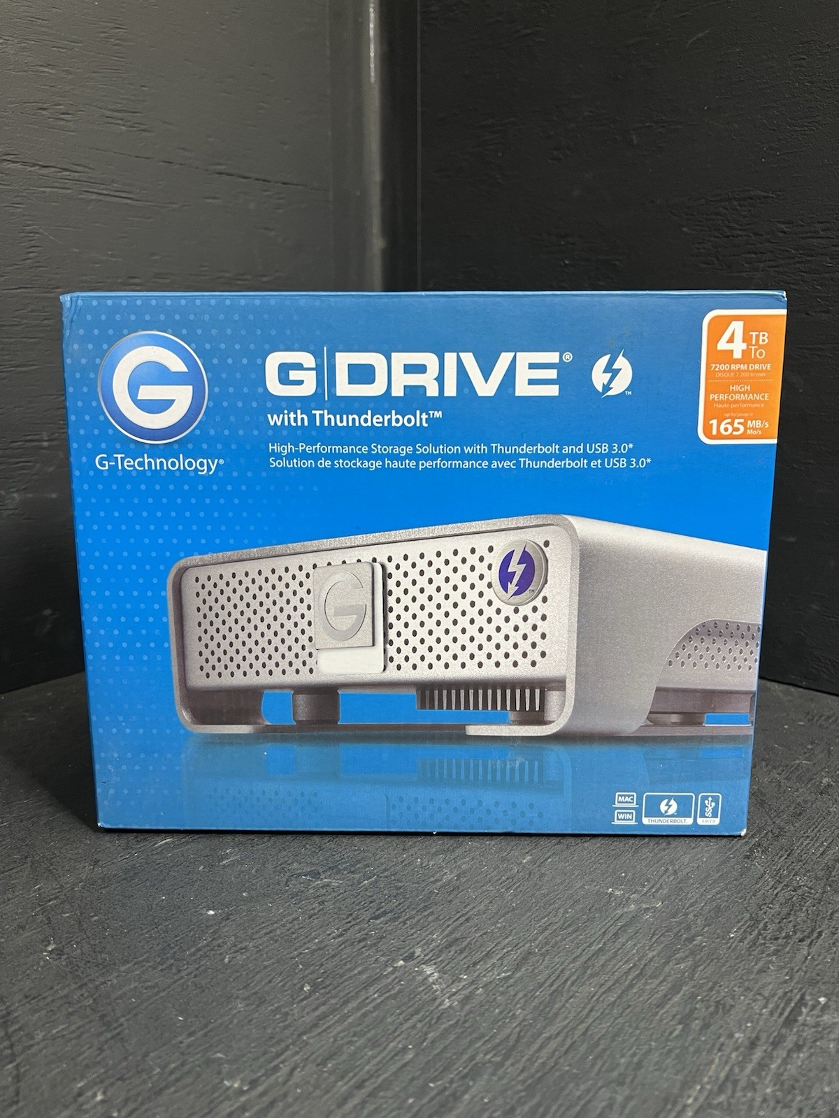 G-Technology G-Drive 4TB External Hard Drive with Thunderbolt - 0G03050