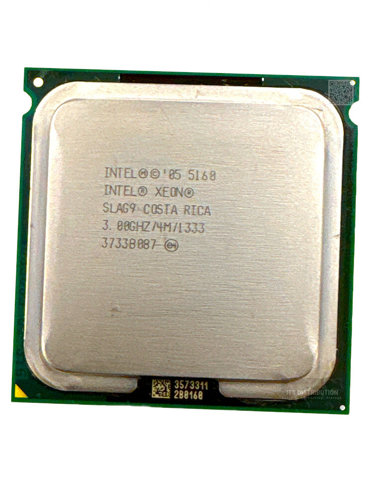 SLAG9 I Intel Xeon 5160 Dual-Core 3.0GHZ/4MB LGA771 1333MHz 80W CPU Processor