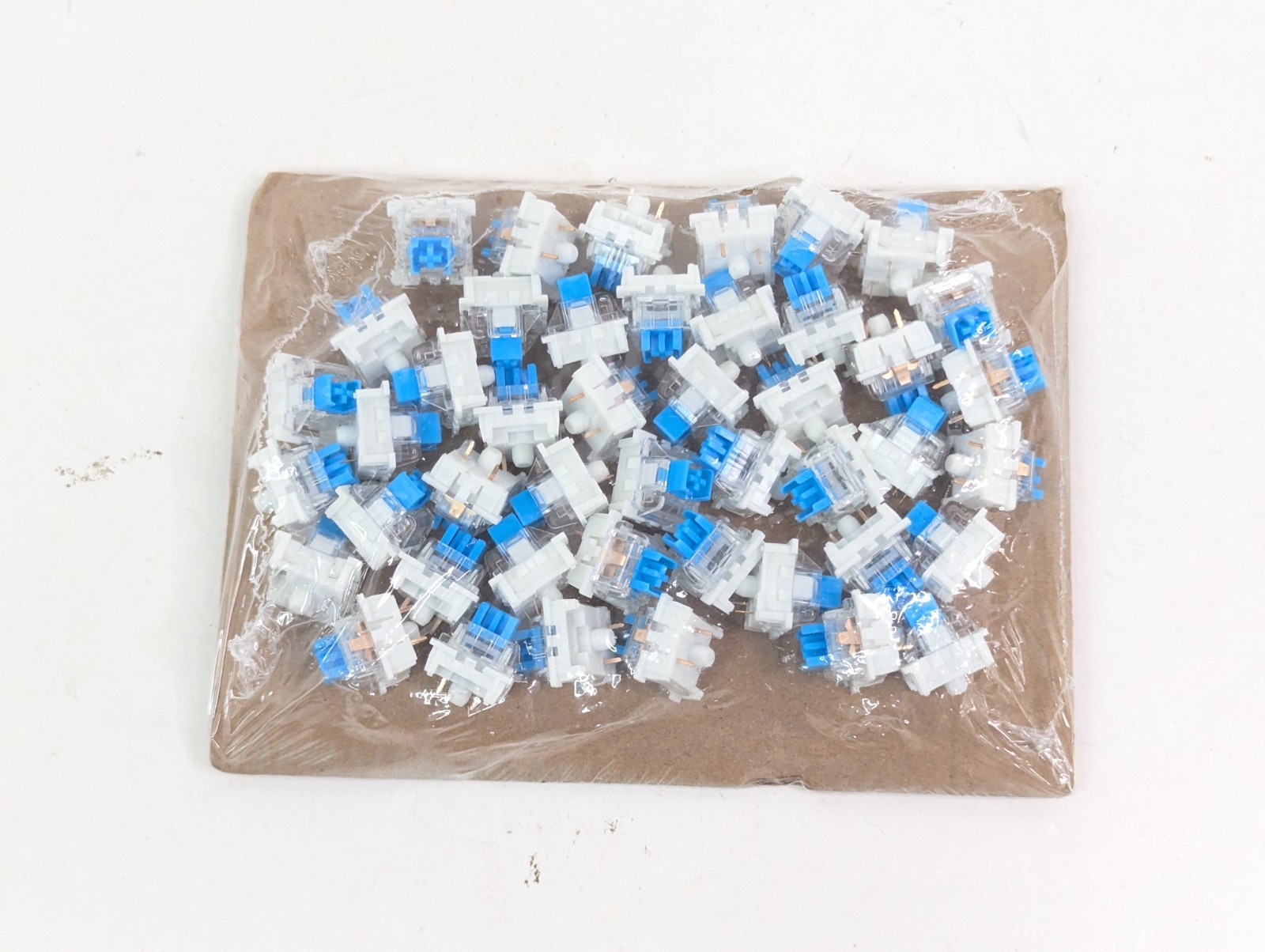 45 PCS Blue Mechanical Keyboard Switches 3-Pin RGB SMT Clicky Type New