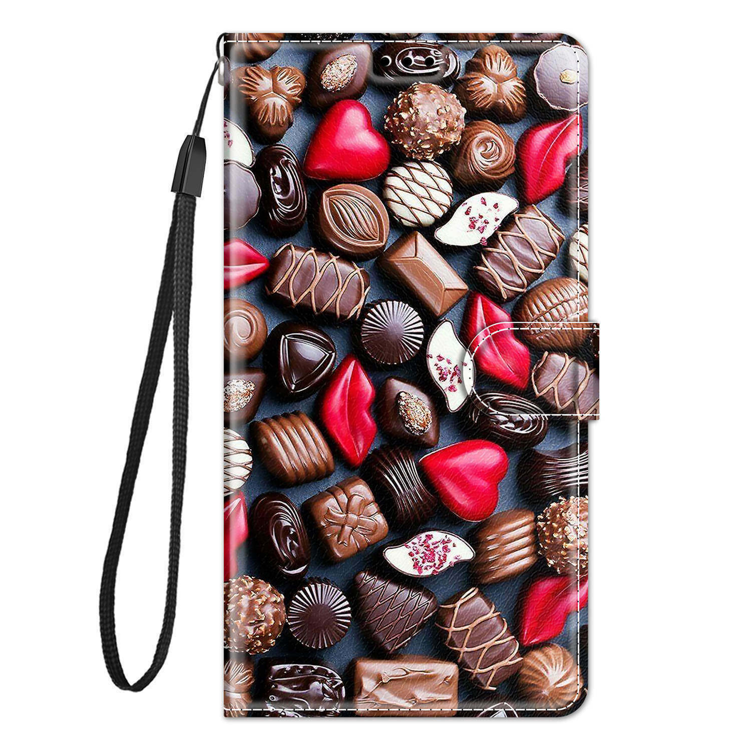 Flip Sunset Panda Cat Flower Wallet Cover Case For A56 A36 A16 A15 A24 A23