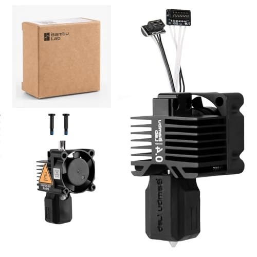 Hotend Complete Kit for 3D Printer, Hardened Steel Nozzle, Fan, Heater