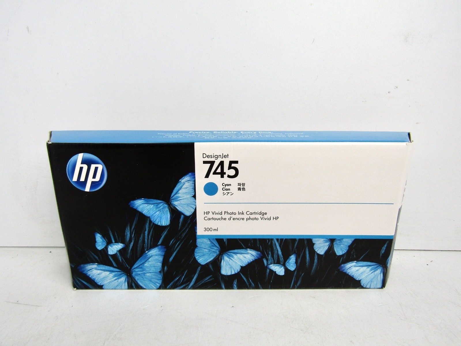 OEM HP 745 CYAN 300ml Ink Cartridge F9K03A for Z2600 Z5600 - Expired 12/2023