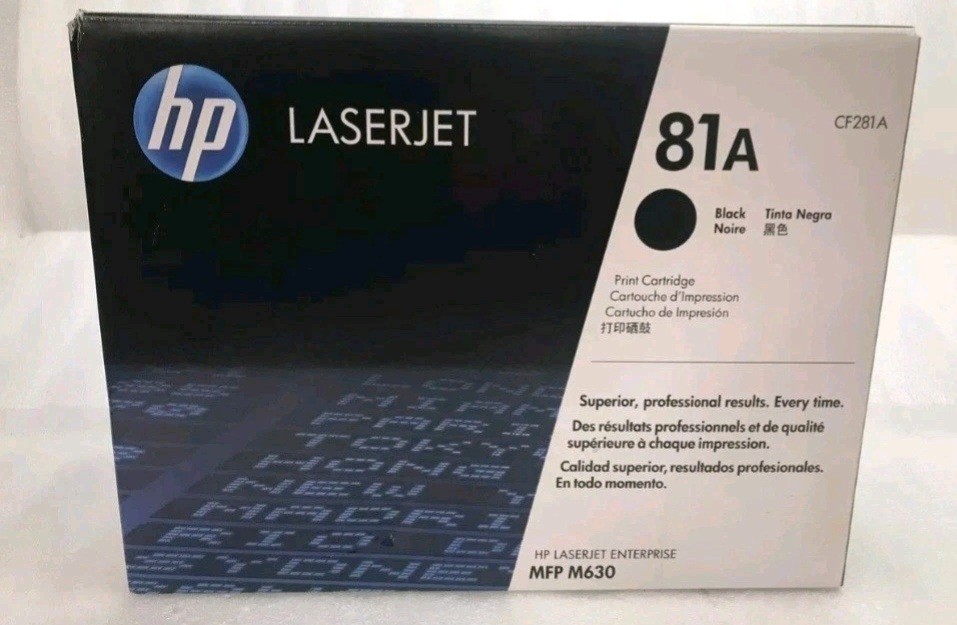 Genuine HP 81A CF281A Black Toner For LaserJet M604 M605 M606 MFP630 Series