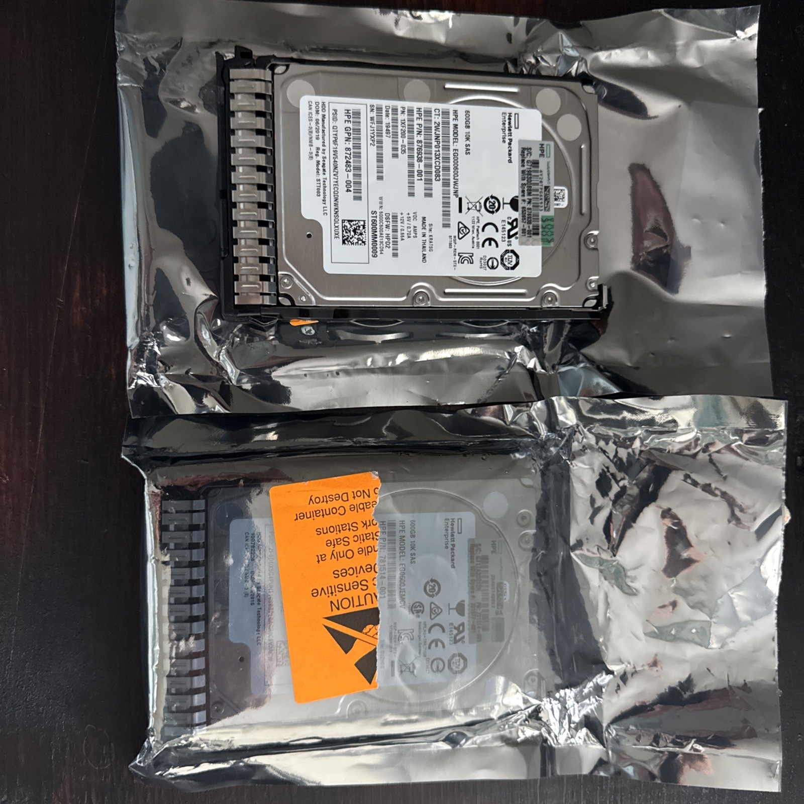 HPE 600GB Enterprise 2.5" SAS 12Gb/s Internal Hard Drive (EG000600JXLVV)