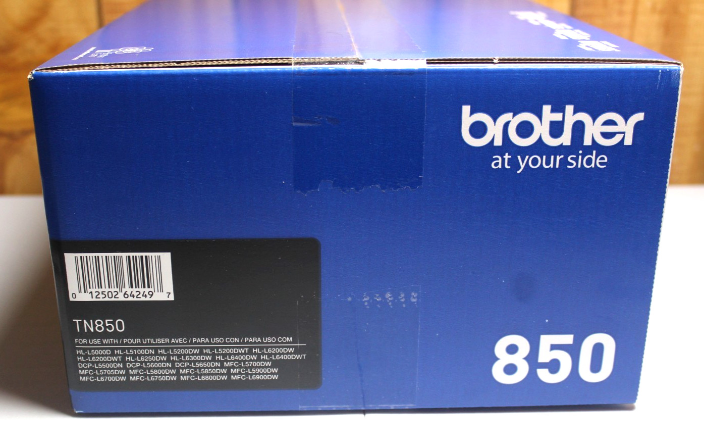 Brother Genuine TN-850 High-yield Printer Black Toner Cartridge New Sealed