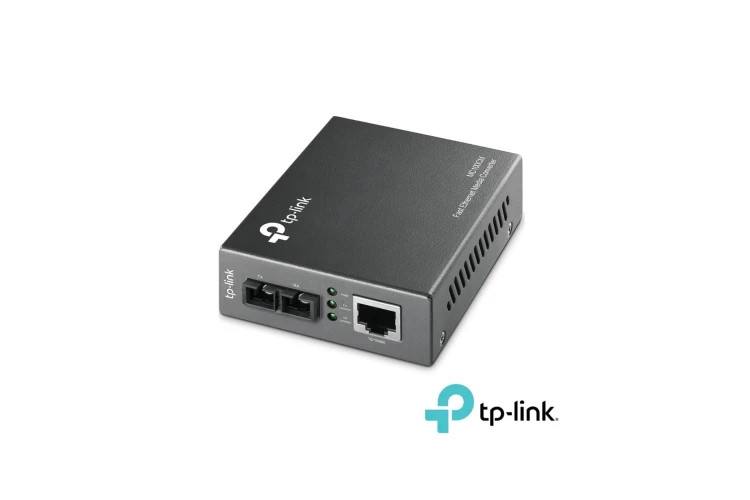 TP-Link MC100CM Fast Ethernet Fiber Optic Media Converter, Multi-Mode SC NEW