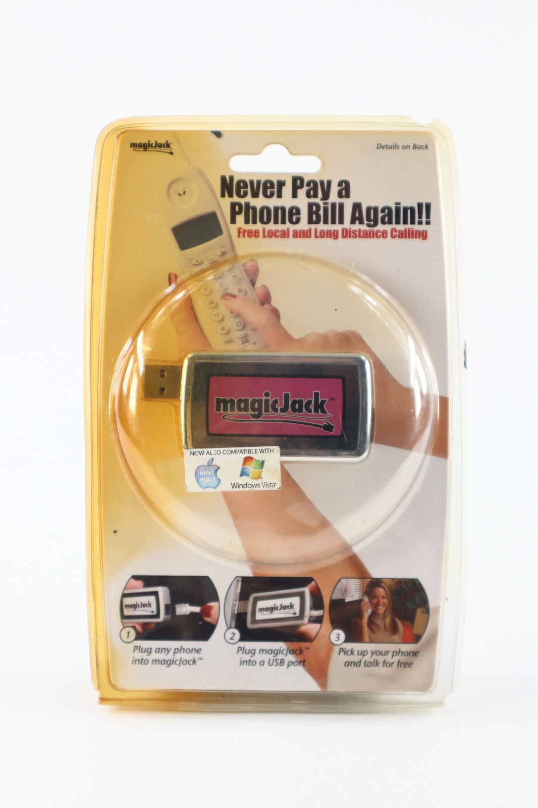 Vtg Magic Jack For Home Phone Windows/Intel A921 New Sealed