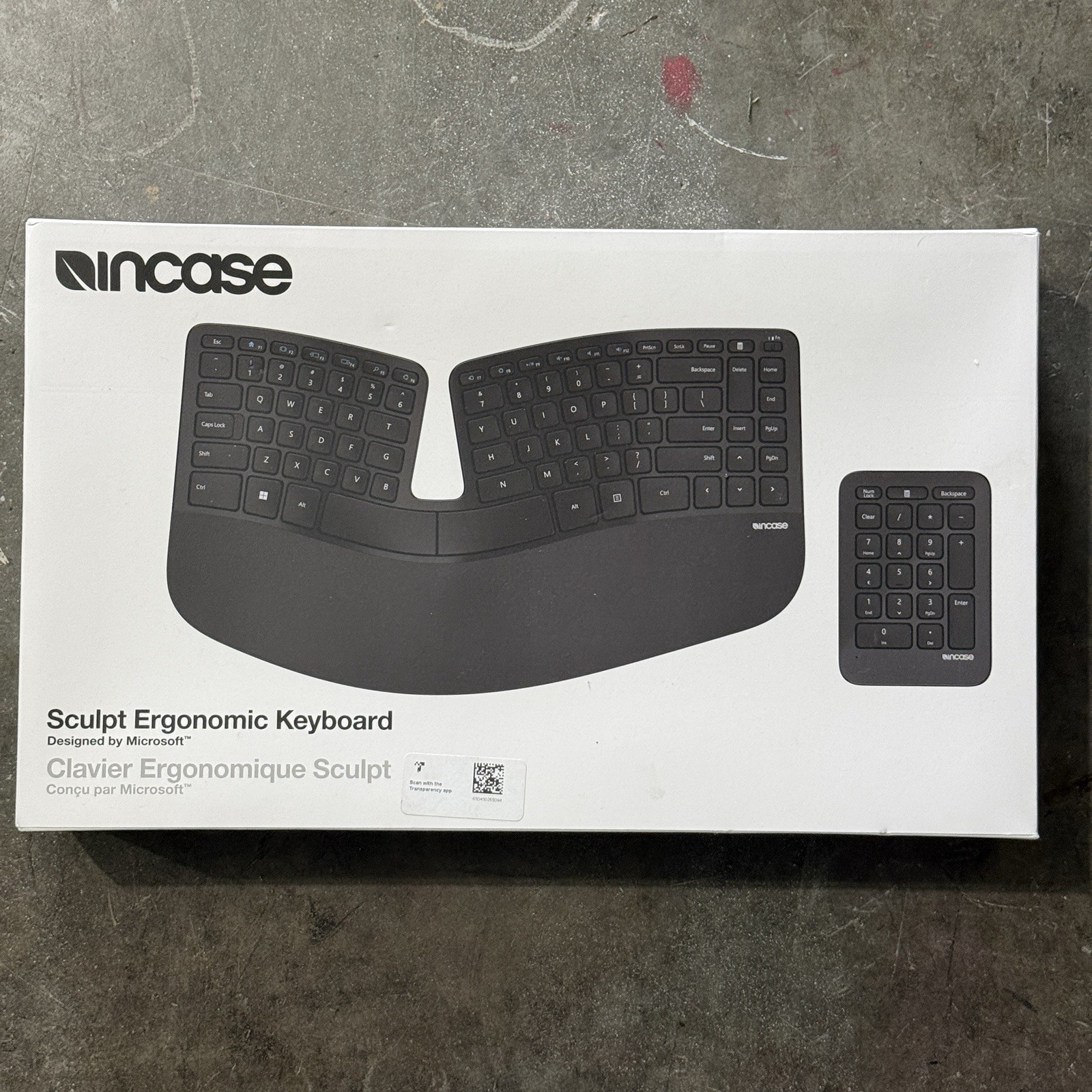 Microsoft Sculpt Ergonomic (5KV-00001) Black Business Wireless Keyboard NEW