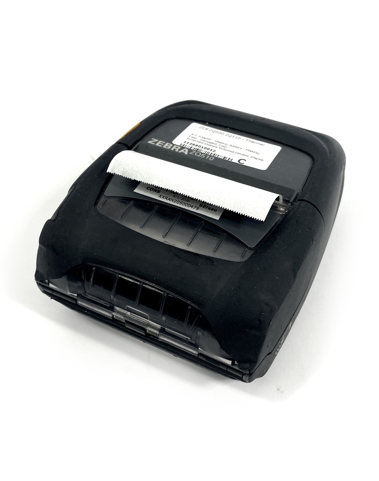 Zebra ZQ510 Bluetooth Thermal Label Printer ZQ51-AUE000-00 - Port Cover Missing