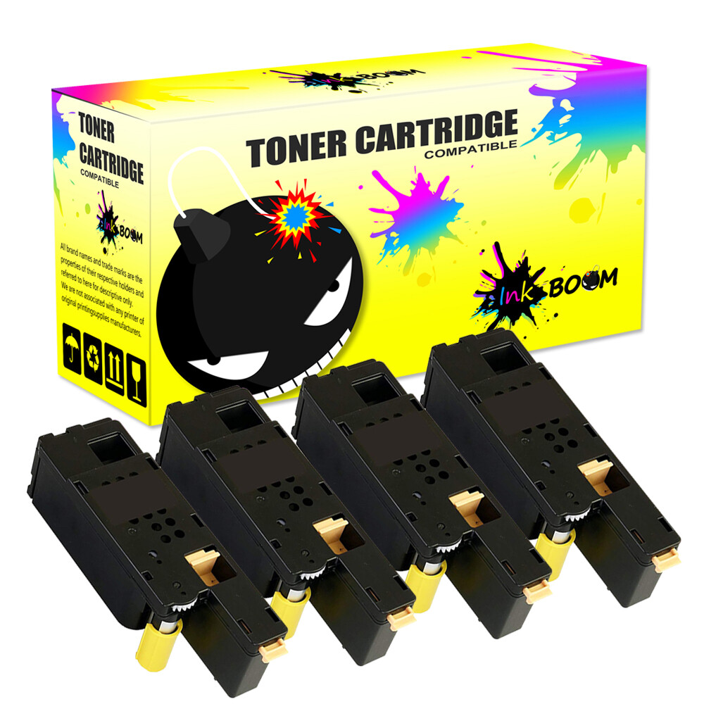 4 Yellow Toner Cartridge for Dell 1660XL C1660 C1660W C1660dn C1660dnw C1660cnw