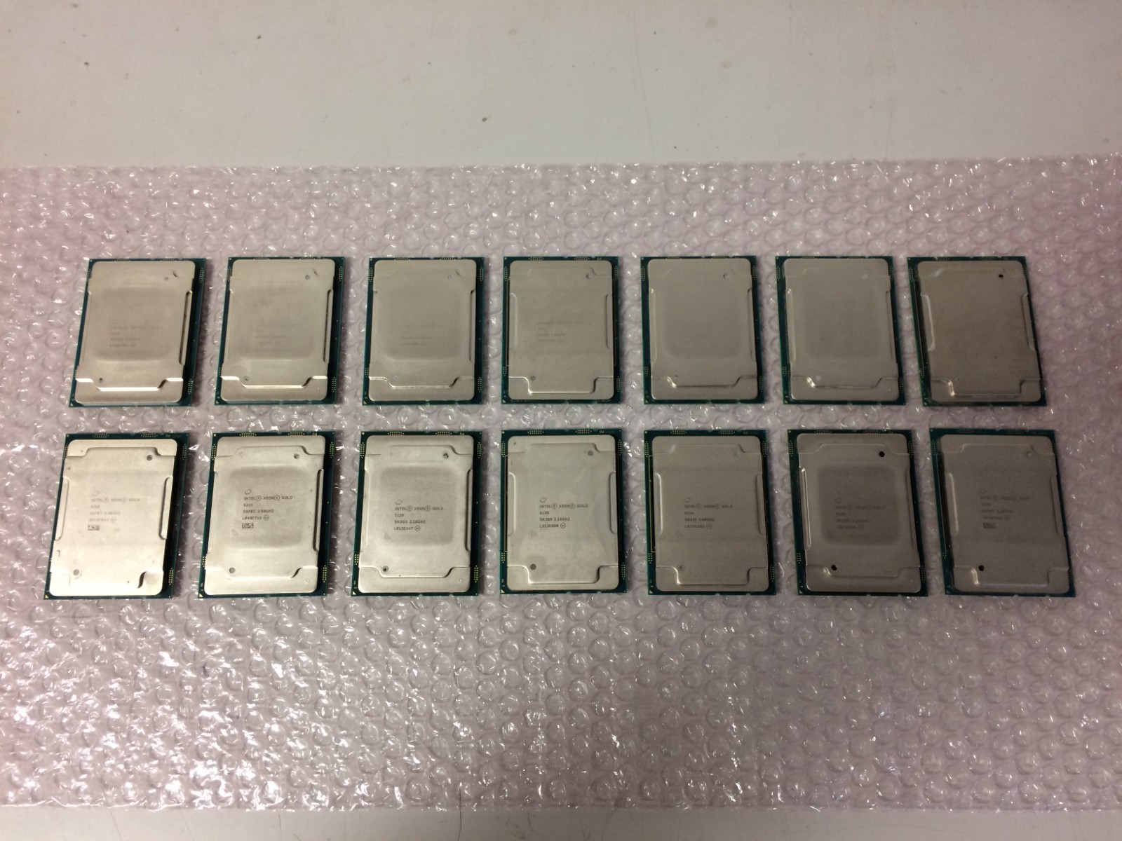 LOT of 14 Intel Xeon Gold Server LGA3647 CPU Processors