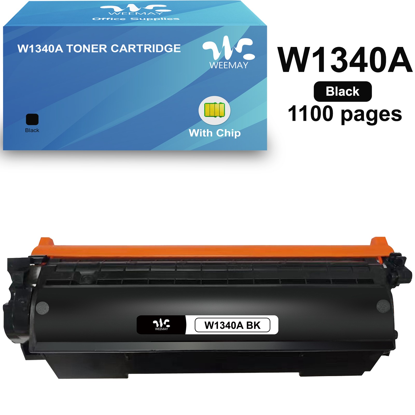 WITH CHIP For W1340A 134A Toner Cartridge for HP LaserJet M209dw MFP M234sdw LOT