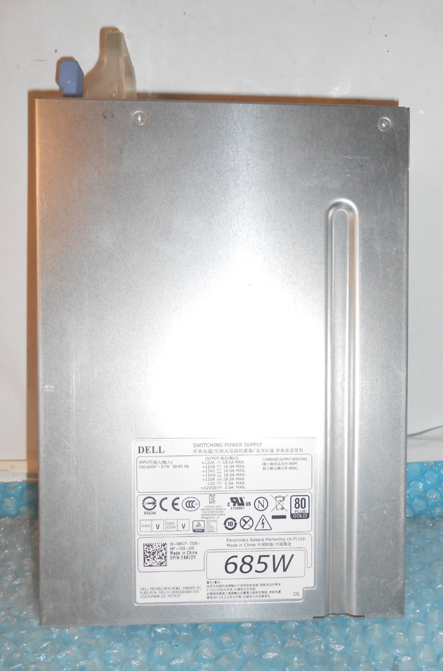 Dell Precision T5810 685W Power Supply F685EF-01 K8CDY 0K8CDY