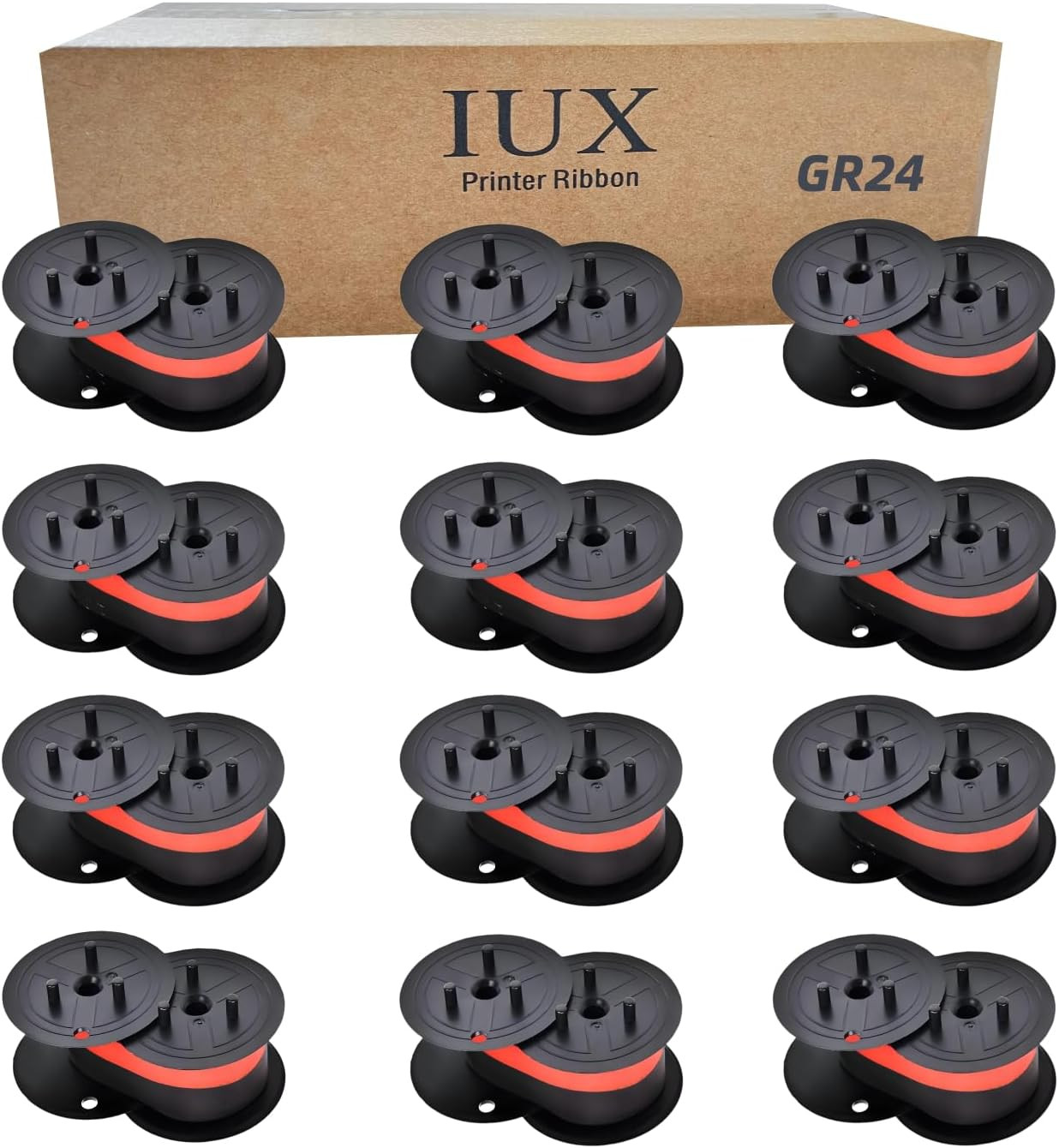 GR24 Universal Twin Spool Calculator Ribbon Compatible for Porelon 11216 | 12
