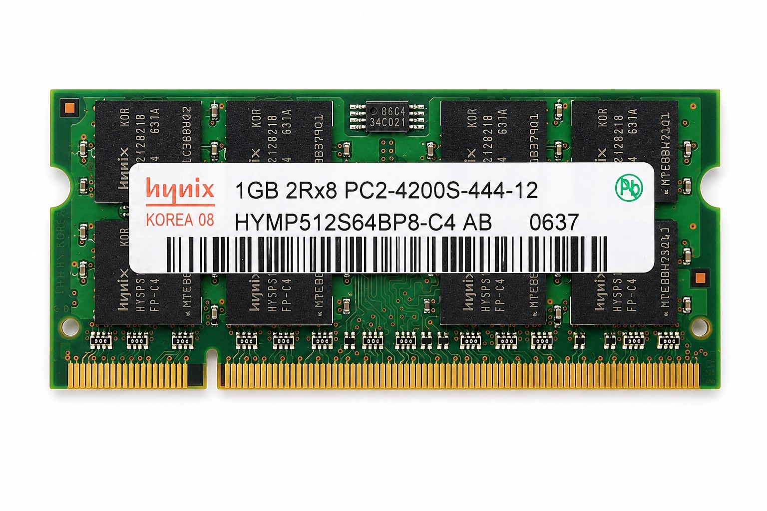 Hynix 1GB DDR2 PC2-4200S 533MHz 200-Pin SO-DIMM Laptop RAM Tested Working