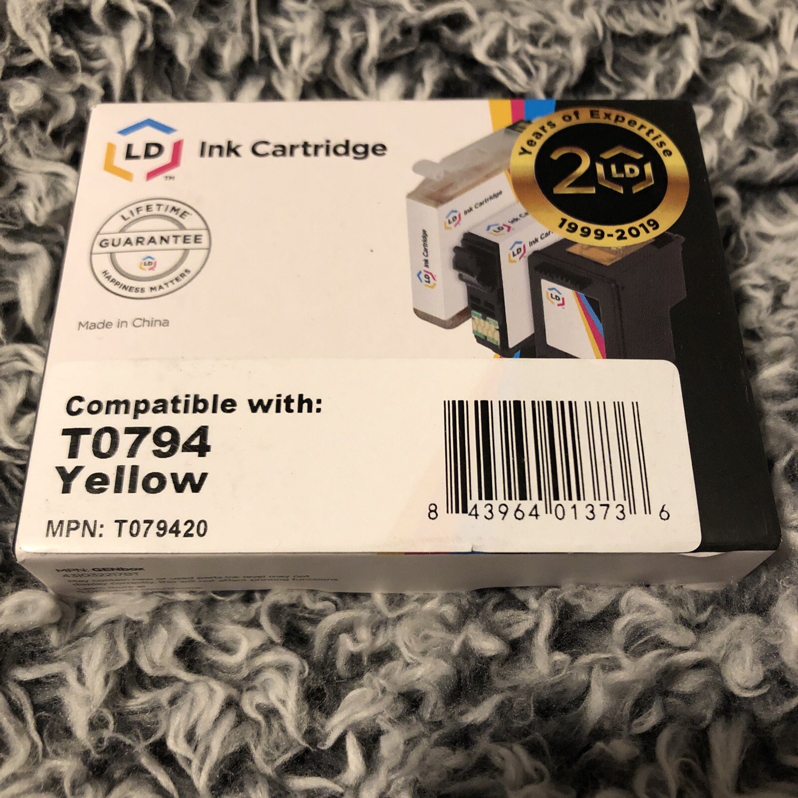 LD T079420 79 Remanufactured Yellow Ink Cartridge for Epson Artrisan 1430 1400