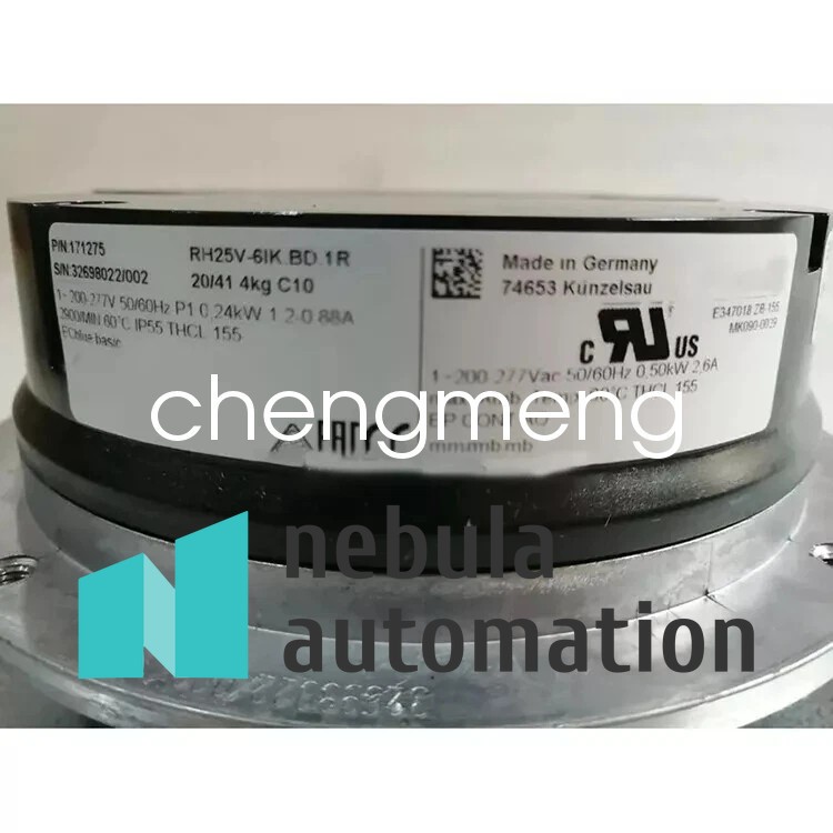 1PCS ZIEHL-ABEGG RH25V-6IK.BD.1R Axial-Flow Fan new via FedEx or DHL